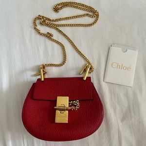 Chloe small Drew Bag Red